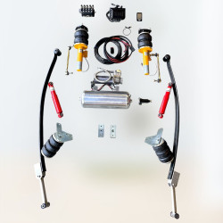 Caddy airride kit op maat gemaakt voor mk2 incl koni schokbrekers en BNHF edition 1 