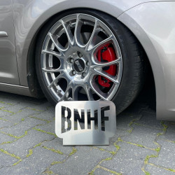BNHF Wheel stand sign